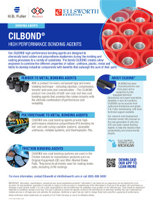 CILBOND High Performance Bonding Agents