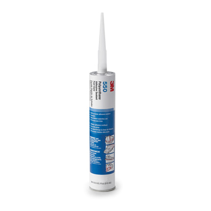 3M 550 Polyurethane Adhesive-Sealant White 310 mL Cartridge