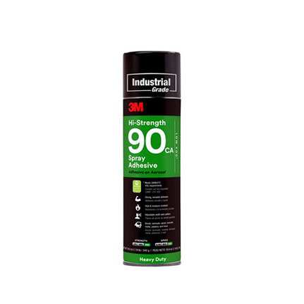 3M Hi-Strength 90 Low VOC Spray Adhesive Clear 19 oz Aerosol