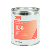 3M 1099 Nitrile High Performance Plastic Adhesive Tan 1 qt Can