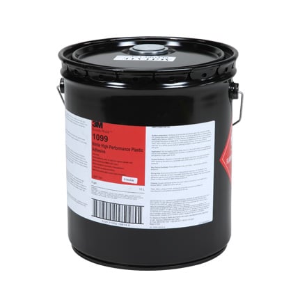 3M 1099 Nitrile High Performance Plastic Adhesive Tan 5 gal Pail