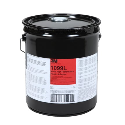 3M 1099L Nitrile High Performance Plastic Adhesive Tan 5 gal Pail