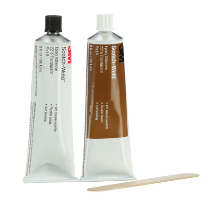 3M Scotch-Weld 2216 Epoxy Adhesive Clear 2 oz Tube Kit