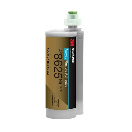 3M Scotch-Weld DP8625NS Acrylic Adhesive Black 490 mL Cartridge