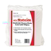 ACL Staticide Low Lint Wipes, Bag of 50
