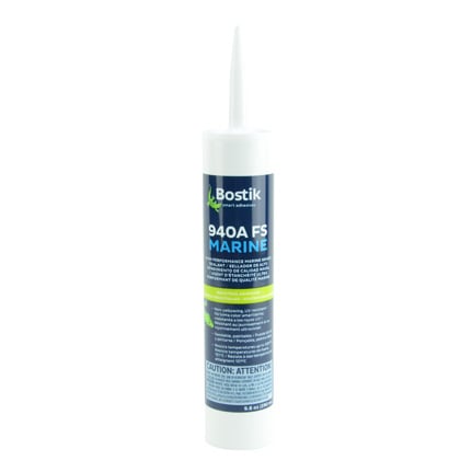 Bostik Fast Set 940 FS Marine Adhesive Sealant White 290 mL Cartridge