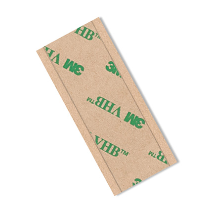 3M VHB F9469PC Adhesive Transfer Tape Clear 1 in x 3 in Strip 5 Pack