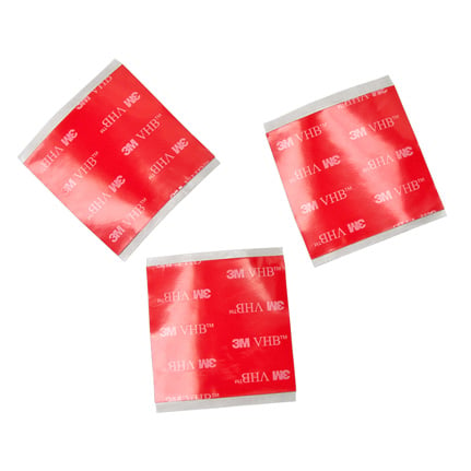 3M VHB Tape 4910 Clear 2 in x 2 in Square 5 Pack