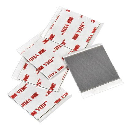 3M VHB Tape 4941 Gray 0.5 in x 0.5 in Square 5 Pack