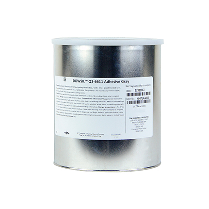 Dow DOWSIL™ Q3-6611 Silicone Adhesive Gray 3.6 kg Pail