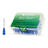 Fisnar QuantX™ 8001100 Straight Blunt End Needle Blue 1 in x 22 ga