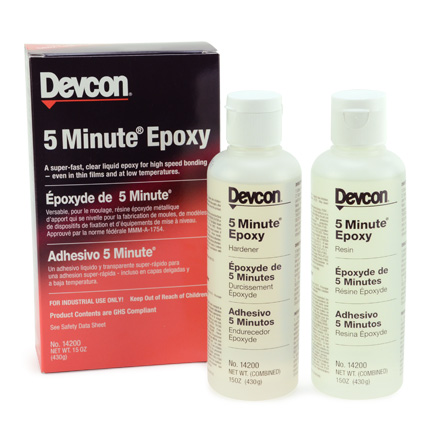 ITW Performance Polymers Devcon 5 Minute Epoxy Adhesive 15 oz Kit