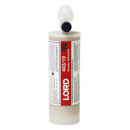 Parker LORD® 403-19 Modified Acrylic Adhesive Off-White 405 mL Cartridge