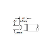 OKi STTC-113, 90° Chisel Tip Cartridge 3 mm x 4.8 mm