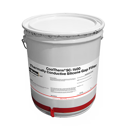 Parker Lord CoolTherm® SC-1600 Thermally Conductive Gap Filler Pink 400 mL Cartridge