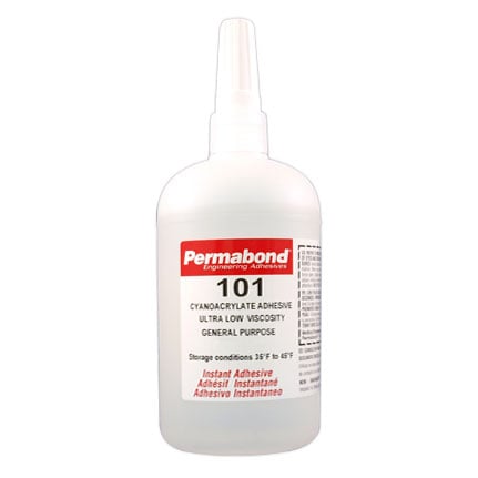 Permabond 101 General Purpose Cyanoacrylate Adhesive Clear 1 lb Bottle