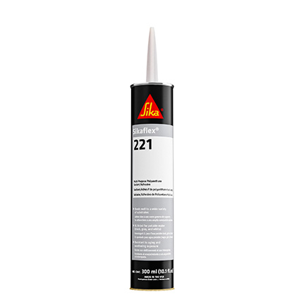 Sika Sikaflex-221 Non-Sag Polyurethane Sealant Colonial White 300 mL Cartridge