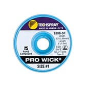 Techspray 1808 Pro Wick Desoldering Braid White 5 ft